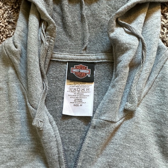 Harley Davidson Womens Zip-Up Jacket Medium - Picture 2 of 3